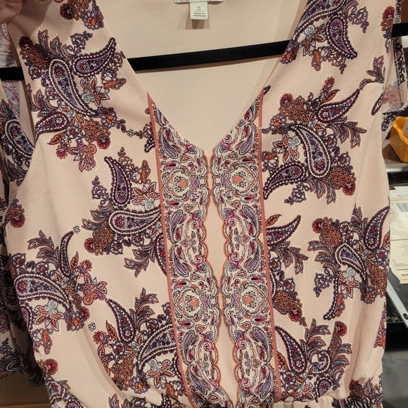 Cato Open Shoulder Paisley Print Dress - Picture 7 of 8